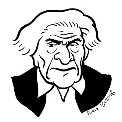 Joseph Kessel vu par Riad Sattouf, www.instagram.com/riadsattouf