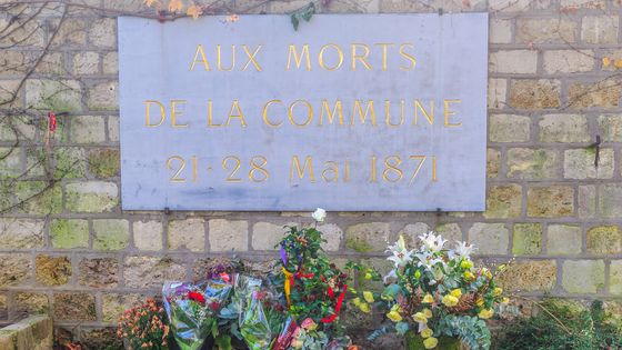 Mur des Fédérés le 22 novembre 2014 au cimetière du Père Lachaise, Paris, France ©Getty - Robert DEYRAIL/Gamma-Rapho via Getty Images
