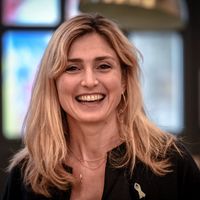 Julie Gayet, marraine de la Fondation des Femmes, le 3 Mars 2020 à l'occasion de l'inauguration de La Cité Audacieuse