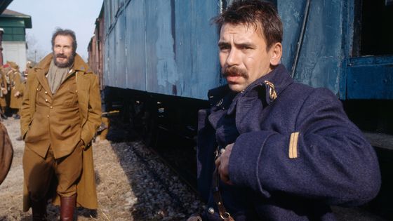 Philippe Torreton sur le tournage de Capitaine Conan de Bertrand Tavernier ( ©Getty - Jean Marie Leroy/Sygma