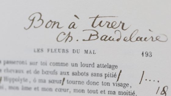 Poèmes extraits des "Fleurs du mal" de Charles Baudelaire / La dictée