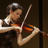 La violoniste Hilary Hahn en concert à New York en 2009