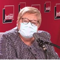 Dominique Costagliola, épidémiologiste à l'INSERM épidémiologiste, biostatisticienne, directrice adjointe de l’Institut Pierre-Louis d’épidémiologie et de santé publique dans le Grand entretien de France Inter le 23 novembre 2020.