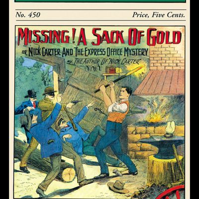 Nick Carter : "Missing! A Sack of Gold" vers 1900".