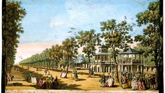 Peinture de Vauxhall Gardens au 18e siècle par Antonio Canaletto (1697-1768) - Ann Ronan Pictures/Print Collector/Hulton Archive/Getty Images