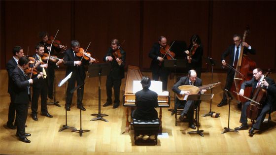 Le Venice Baroque Orchestra interprète le Concerto a quattro n° 2 en sol majeur de Baldassare Galuppi en 2009 à New-York ©Getty - Hiroyuki Ito