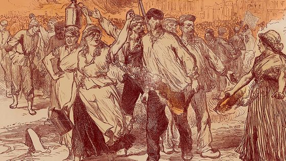 Foule révolutionnaire pendant la Commune de Paris - Culture Club/Hulton Archive/Getty Images