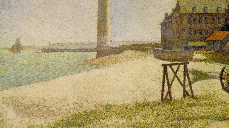 "Honfleur", par Georges Seurat (1886).