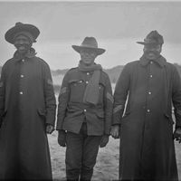 Soldats de l'Empire britannique en France lors de la Première Guerre mondiale.