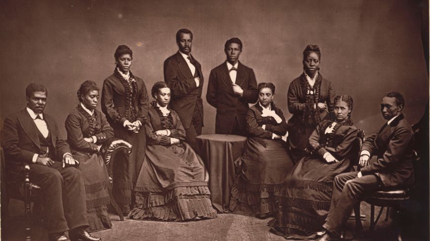 L'ensemble des Fisk Jubilee Singers, 1875