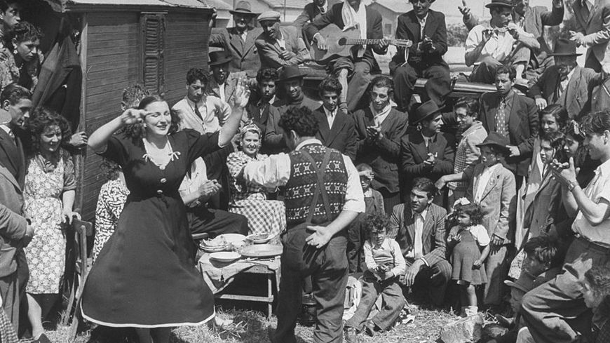 Un groupe de Gitans en 1948