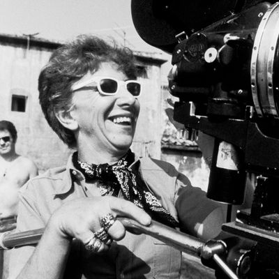 La réalisatrice Lina Wertmüller, Naples août 1975