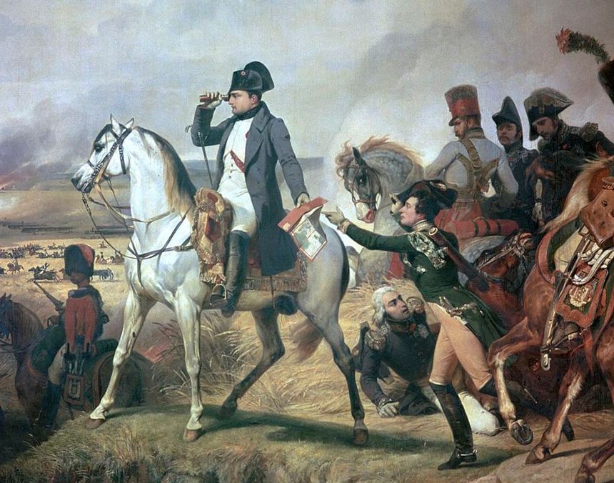 Napoléon à la bataille de Wagram, 1809, Horace Vernet