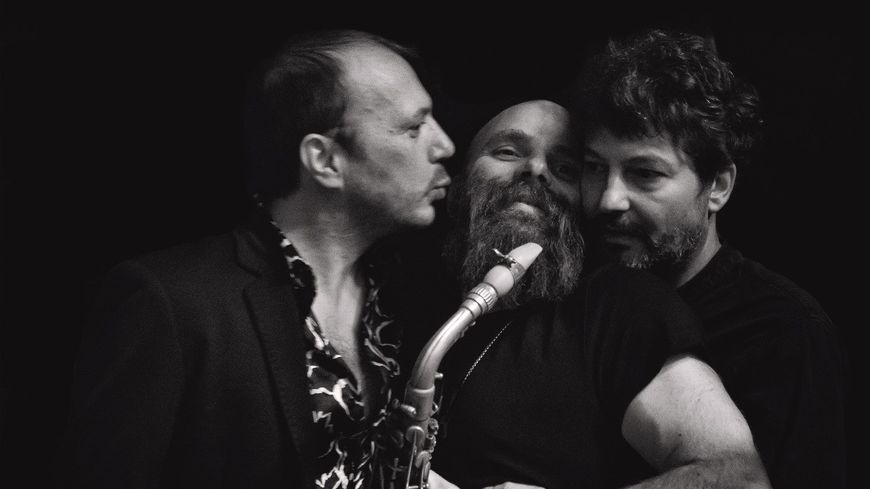 Fabrice Martinez, Thomas de Pourquery, Laurent Bardainne - Photo de Jeff Humbert