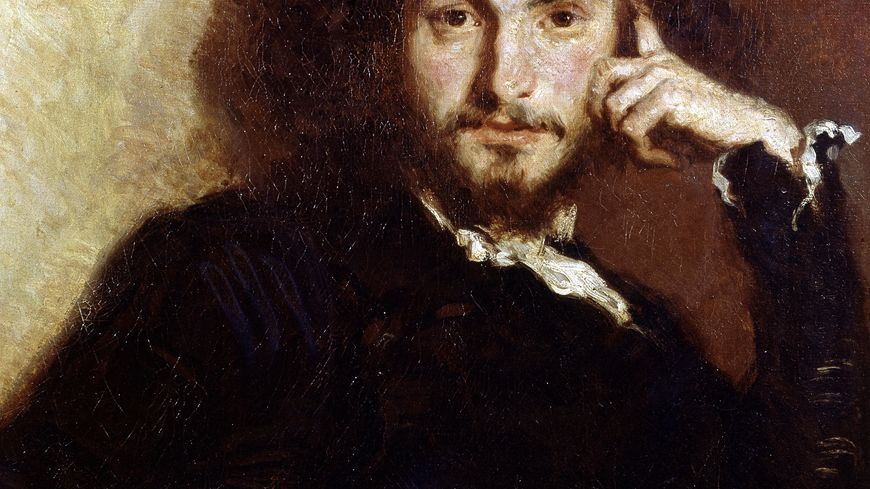 Portrait du jeune Charles Baudelaire en poète dandy par Emile Deroy