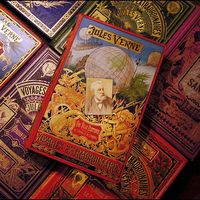 Premières éditions des "Voyages Extraordinaires" de Jules Verne publiées par Hetzel entre 1896 et 1904