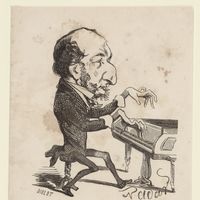 Sigismund Thalberg estampe / Fonds du Conservatoire, legs Imbert / Graveur : Diolot