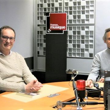 France Musique, studio 361... Jérôme Bastianelli & Philippe Venturini (g. à d.)