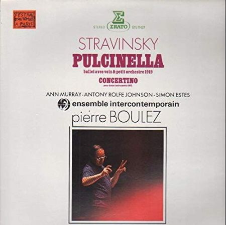 Stravinsky Pulcinella Boulez ERATO