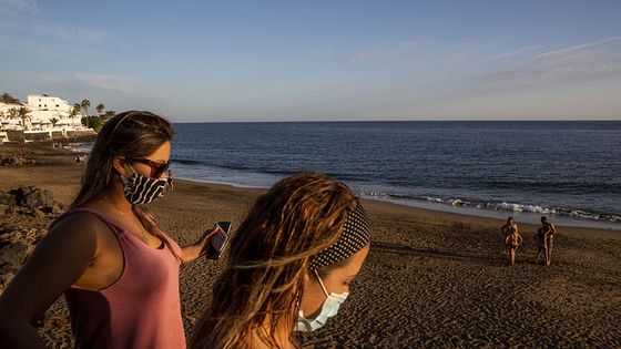 Faudra-t-il des masques sur la plage en Espagne ? ©Getty - Jonathan Perugia