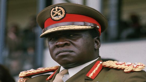 Soldat ougandais, dictateur et chef de l'État (1971-1979), le général Idi Amin Dada, 1972 ©Getty - Keystone