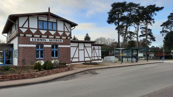 La station balnéaire de Lubmin au bord de la mer Baltique : un air de plage des Landes à 1240 kms de la Russie ©Radio France - Ludovic Piedtenu
