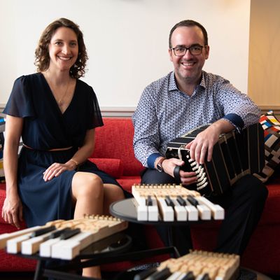 Marielle Gars et Sébastien Authemayou, musiciens, fondateurs du Duo Intermezzo