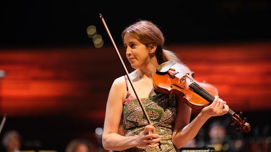 30 avril 2021, Auditorium de Radio France : la violoniste Vilde Frang ©Radio France - Christophe Abramowitz / RF