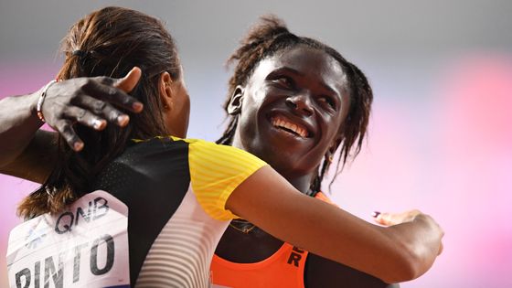 L'athlète nigériane Aminatou Seyni, "trop masculine", et privée de Jeux Olympiques ©AFP - Jewel SAMAD