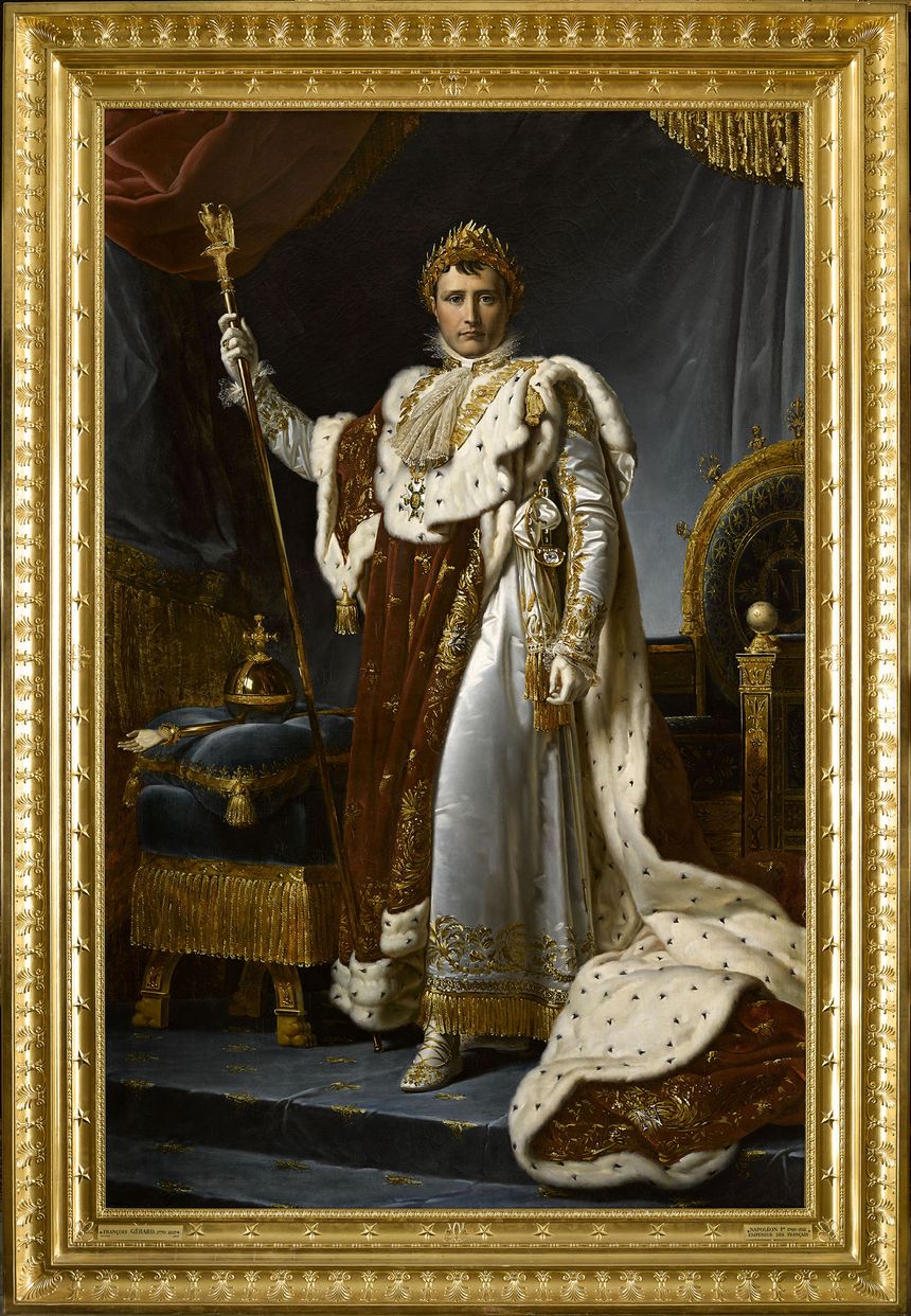Napoléon en costume de sacre, 1808, François Gérard