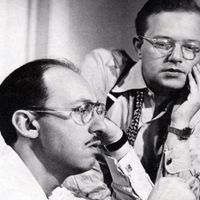 1946, Jule Styne (1905-1994) piano & Sammy Cahn (1913-1993)