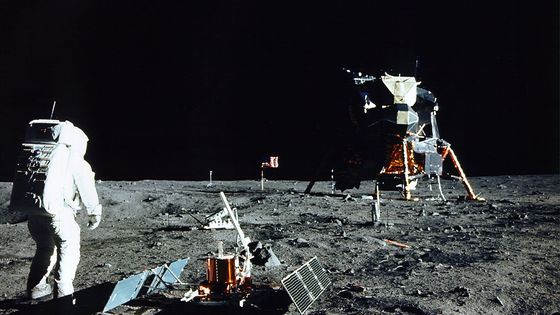 Premiers pas de l'homme sur la Lune ©Getty - NASA/Newsmakers