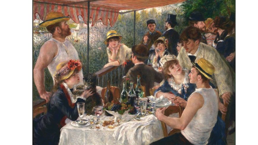 Auguste Renoir : Le déjeuner des canotiers (1881). Huile sur toile, 130x175 cm. The Phillips Collection, Washington (États-Unis)