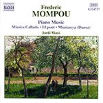 Musica Callada de Federico Mompou, interprétées par Jordi Maso