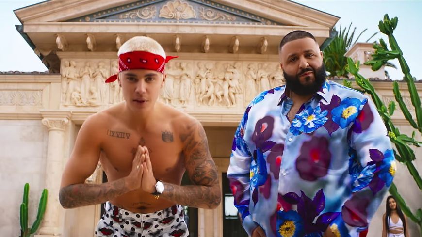 Justin Bieber et DJ Khaled - capture clip "I'm The One" (DR)