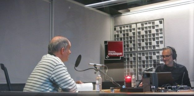 France Musique, studio 361... Olivier Baumont & Philippe Venturini (g. à d.)