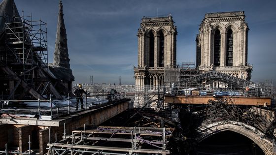 Où en est Notre-Dame, deux ans après l'incendie ? ©AFP - MARTIN BUREAU