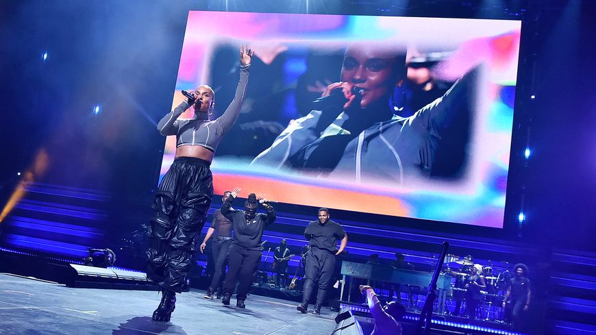 Alicia Keys pendant l’événement TIDAL X au Barclays Center of Brooklyn à New York City le 21 octobre 2019.