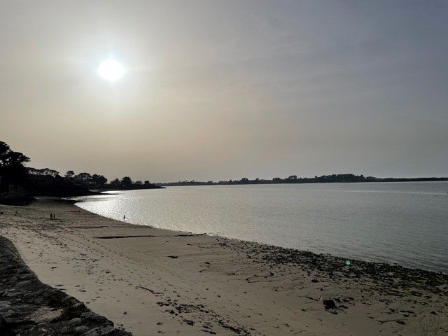 L'Aber Wrac'h, à quelques kilomètres de Brest (Finistère, Bretagne), point de départ des promenades en mer