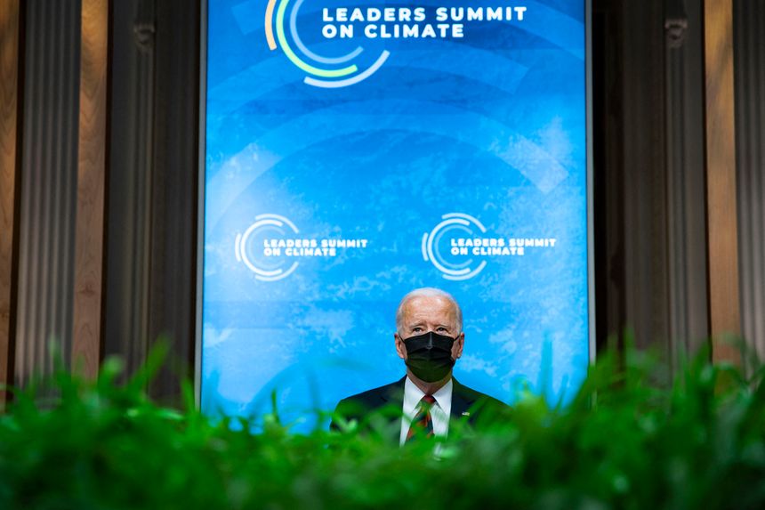 Joe Biden tient un sommet mondial sur le climat, le 22 avril 2021