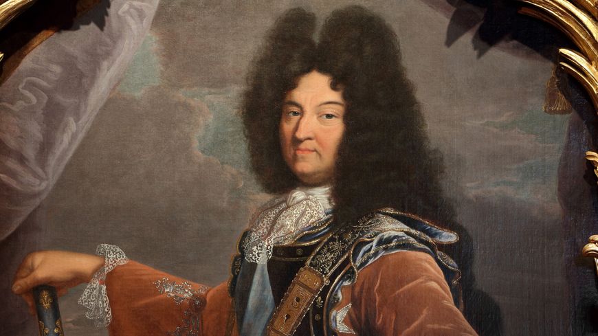 Portrait du roi Louis XIV, par Hyacinthe Rigaud, château de Chenonceau, XVIIe siècle