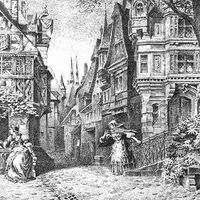 Illustration des Maîtres chanteurs de Nuremberg de Wagner