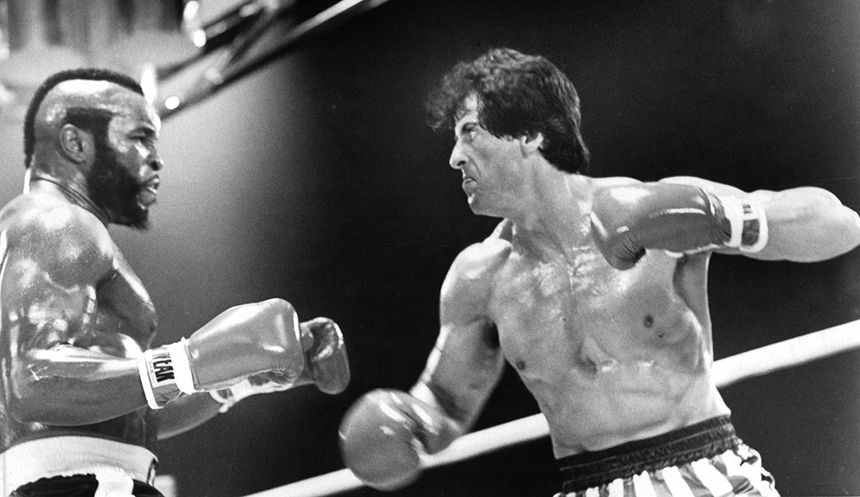Rocky III : Mister T et Sylvester Stallone