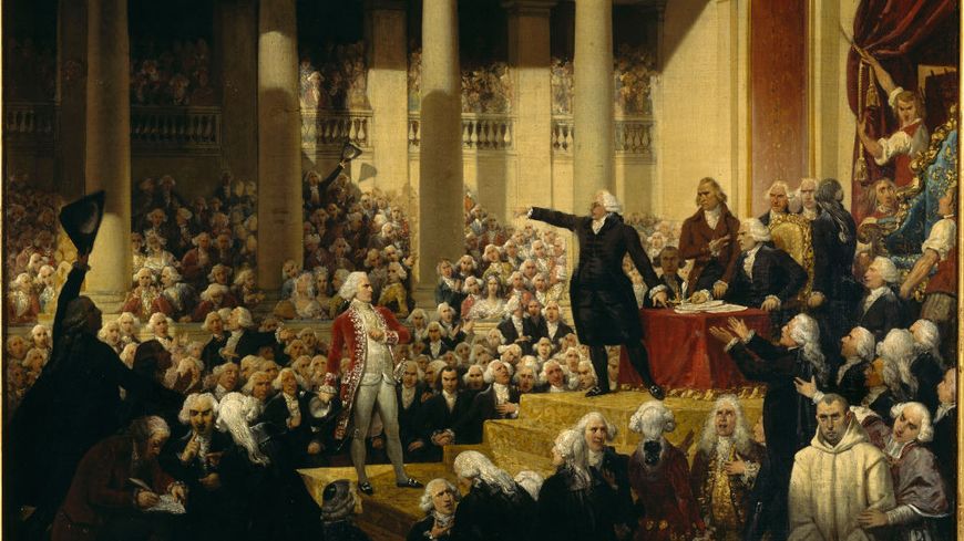 Mirabeau devant Dreux-Brézé, le 23 juin 1789, (1831) Joseph-Désiré Court, Musée des Beaux-arts, Rouen