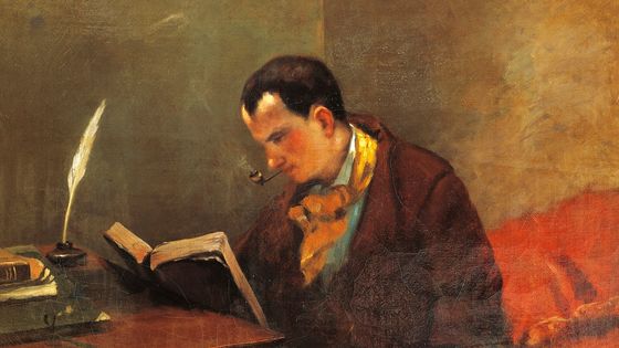 Portrait de Charles Baudelaire en 1847 par Gustave Courbet ©Getty - DEA / G. DAGLI ORTI