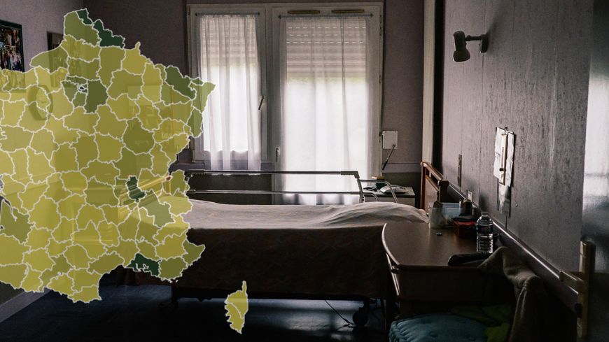 Une chambre d'Ehpad, dans le Loir-et-Cher