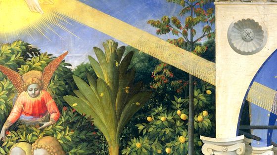 Détail de "L'Annonciation" de Fra Angelico (années 1430). ©Getty - DEA Pictures Library