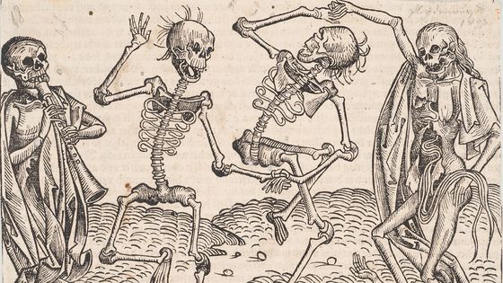 "Danse de la mort" de la Chronique du monde de Schedel, collection de l'Universalmuseum Joanneum (Graz, Autriche). ©Getty - Fine Art Images/Heritage Images