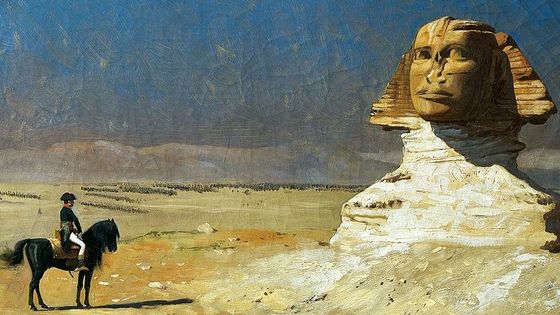 Peinture représentant le général Bonaparte pendant la campagne d'Egypte (1798-1799) par Jean-Leon Gérôme, 1867 ©Getty - DEA / G. DAGLI ORTI / Contributeur