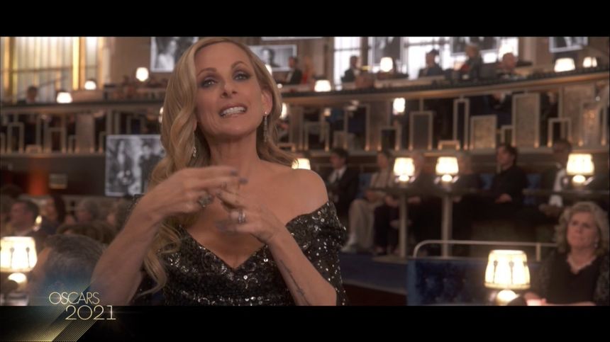 Marlee Matlin aux Oscars 2021